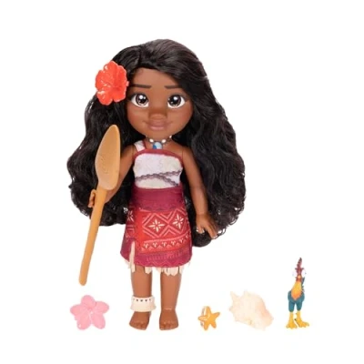 Image of Moana 2 Disney’s My Singing Friend Doll &amp; Heihei Figure by Jakks Pacific, Stands 14 / 36 cm Tall, Officially Licensed Disney, Great Gift for Fans, Suggested Ages 3+
