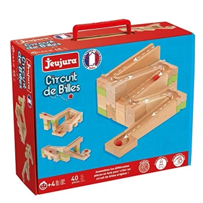 Image of Jeujura Marble run 40 pcs Building Games, Multicolor (J8364)
