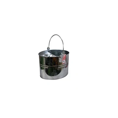 Image of Kingfisher Galvanised Mop Bucket, Silver, 11 Litre