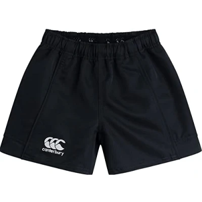 Image of Canterbury Junior Unisex Uglies Tactic 4.5&quot; Short, Jet Black, 14