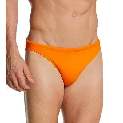 Image of WUKX Men&#039;s Micro Sea Life Swimming Briefs, Orange, S