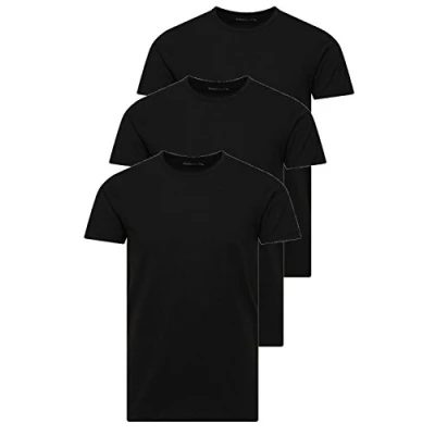 Image of Jack &amp; Jones Basic Crew Neck Short Sleeve Men&#039;s T Shirt Black S