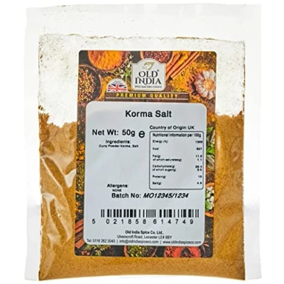 Image of Old India Korma Salt 50g