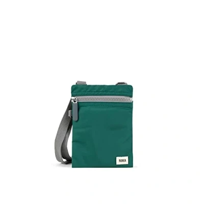Image of ROKA London Chelsea Sling Pocket Bag Nylon Extra Small Teal