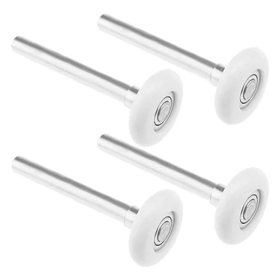 Image of Be In Your Mind 4Pcs Electric Roller Door Pulley with 11 Ball Stamping Bearing Nylon Garage Rollers Wheels Replacement 46mm Diameter