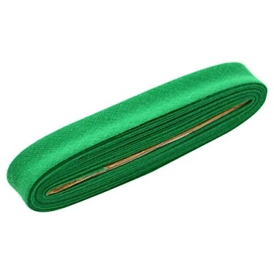 Image of Inastri Cotton Bias Binding 14/4/4mm Colour Green 57 3m, 100%, 13 x 11 2 cm