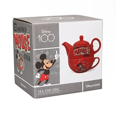 Image of Half Moon Bay Disney Mickey Mouse Tea for One Set Cup Teapot Home Kitchen Accessories
