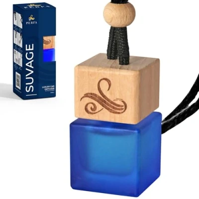 Image of Car Air Freshener for Men with Vent Clip Scents Strong Perfume Odour Eliminating Fresheners by Perfa