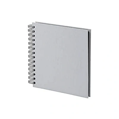 Image of Rössler Soho 180 X 180mm Photo Album Wiro Bound Black/Neutral (60 Sheets)