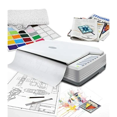 Image of Plustek A3 CCD Flatbed Scanner OpticPro A320E, Large Foramt up to 12&quot; x 17&quot; scan area, ICA &amp; Twain Compliant