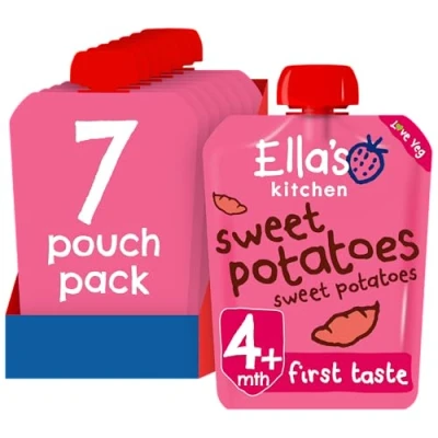 Image of Ella&#039;s Kitchen First Taste Sweet Potato 70 g (Pack of 7)