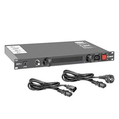 Image of Adam Hall 19&quot; Parts PCL 10 Power Conditioner with rack lighting