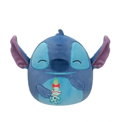 Image of Squishmallows Original Disney 10 Inch Tie Dye Stitch Wearing a Beanie Plush Little Ultrasoft Official Jazwares