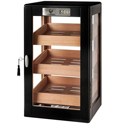 Image of GERMANUS Humidor Cabinet 22 with Humidifier and Hygrometer