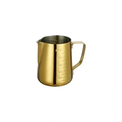Image of Milk Frothing Jug 900ML Stainless Steel Pitcher Coffee Pull Flower Cup Cappuccino Pot Espresso Latte Art Frother Jugs(550ML with Scale)