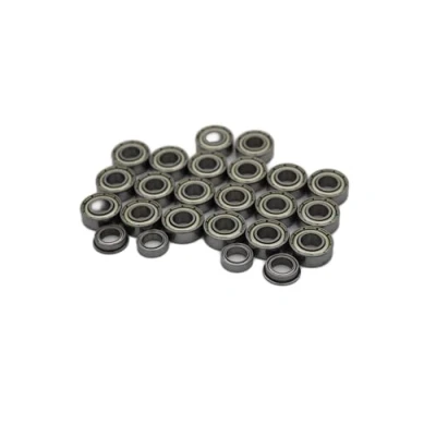 Image of CNCTEC Ball Bearing Set, High Performance, Metal &amp; Plastic, 20.0 mm Bore Diameter, Type, 22 Pcs, for Tamiya MF 01X Chassis