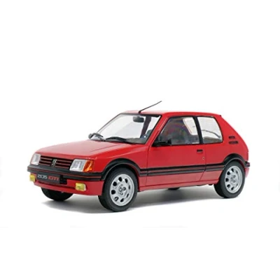 Image of Solido 421184410 Peugeot 205 Gti Mk1 1985 1:18 Red 1801702,