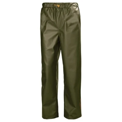 Image of Helly Hansen Workwear Men&#039;s Gale Waterproof Rain Trousers, Light Olive, XS