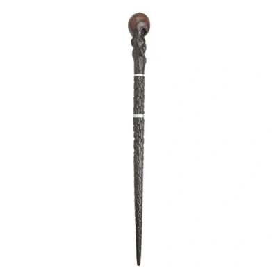 Image of The Noble Collection Alastor Mad Eye Moody Character Wand 15in (38cm) Wizarding World With Name Tag Harry Potter Film Set Movie Props Wands
