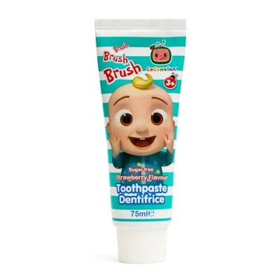 Image of CoComelon Children&#039;s Toothpaste Strawberry Flavour Sugar Free 74ml