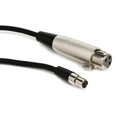 Image of Shure WA310 4 Feet Microphone Adapter Cable, Pin Mini Connector (TA4F) to XLR(F)