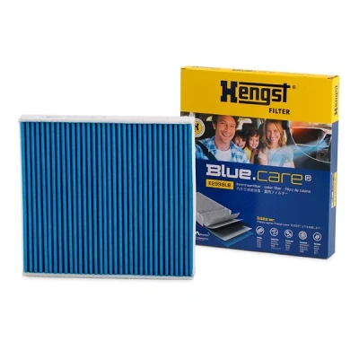Image of 65619100001, 65619100002 Pollen FILTER HENGST E2998LB with antibacterial action 253mm 235mm 30mm VOLKSWAGEN: Golf 7, Passat B8 Variant