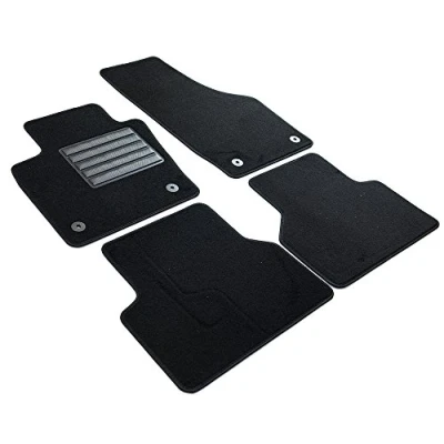 Image of MDM SP 241 Velour Car Mat for Audi Q3 I (8U) 08.2011 to 06.2018, Black