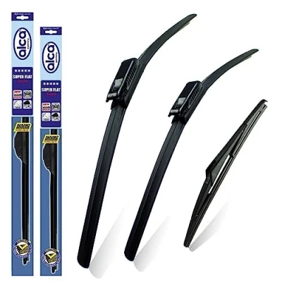 Image of alca Germany Wiper Blades Fits Dacia Duster Sandero Jogger Logan (Dacia 2015 2020 ASF2219BL11L)