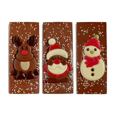 Image of Danny&#039;s Christmas Chocolate 15 x Medium 50g Bars Selection Box Secret Santa Gifts and Stocking Fillers Eve