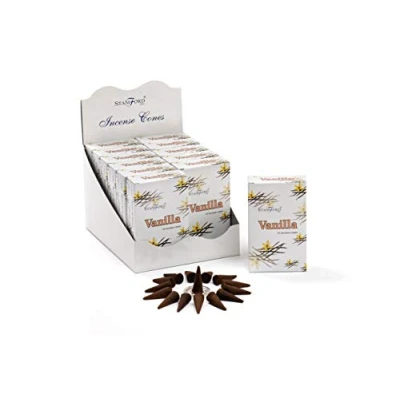 Image of Stamford Vanilla Incense Cones, 15 Cones x 12 Packs