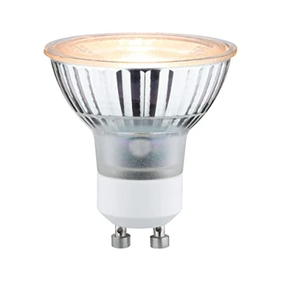 Image of Paulmann 28972 LED Reflector Light Bulb Gold Insect Friendly GU10 230V 320lm 4.3W 2200K Bulb, Clear