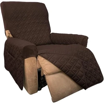 Image of Easylife Fitted Recliner Protector, Water Resistant Chair Cover, Protector Armchair Cover for Chair, Furniture Fully Guaranteed