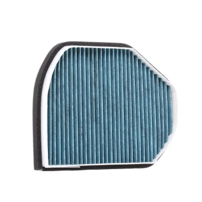 Image of 20208300018, 2028300018, 2028300318, 2028300618, 2108300618 Pollen Filter BOSCH 0 986 628 511 Activated Carbon 260mm 202mm 55mm FILTER+