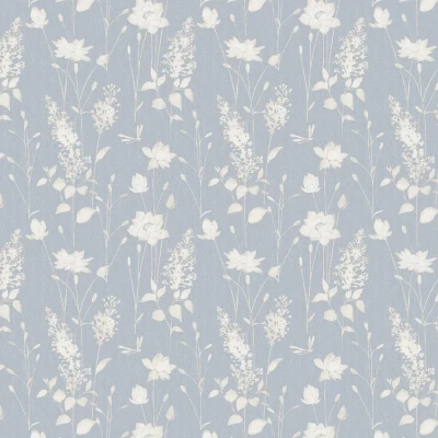 Image of Laura Ashley Dragonfly Garden Chalk Blue Wallpaper