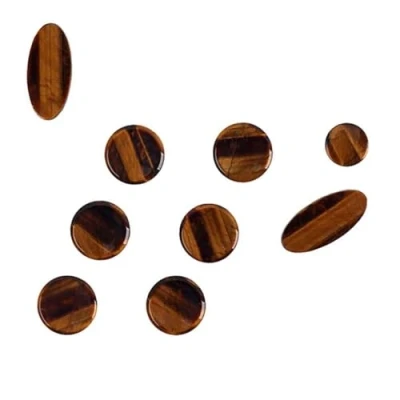 Image of Alnicov Saxophone Key Buttons,9 Pcs Striped stone Sax Inlays Buttons for Alto Tenor Soprano