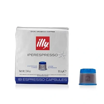 Image of Illy 6 pack Cube BLUE coffee 108 capsules long