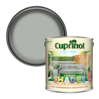 Image of Cuprinol Garden Shades Paint for Gardens Pebble Trail 2.5L