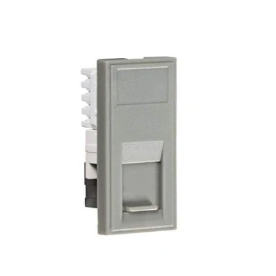 Image of KnightsBridge UTP CAT5e RJ45 Outlet Module 25 x 50mm Grey