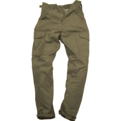 Image of Blue Castle Mens Plain Combat Trousers Size: 32, Colour: Beige, Lenght: 32,5&quot;