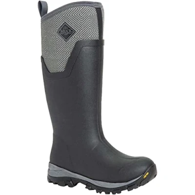 Image of Muck Boots Women&#039;s Arctic Ice Tall AGAT Thermal Waterproof Wellington, Black, 3