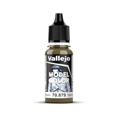 Image of Vallejo Model Color 17 ml Acrylic Paint Green Brown