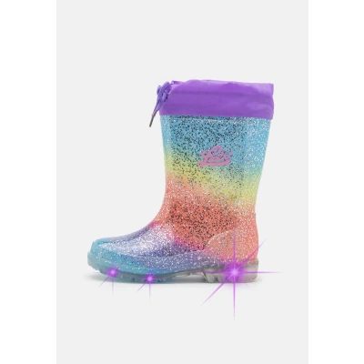 Image of LICO Power Blinky Wellies multicoloured for kids, Size: 8K, Multi coloured Synthetics/textile