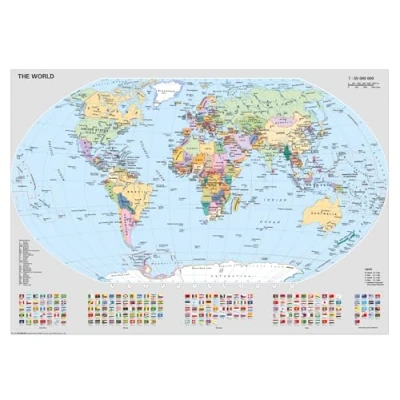 Image of Ravensburger 12000065 Political World Map 1000 pieces jigsaw Puzzle for adults and kids age 14 years up,