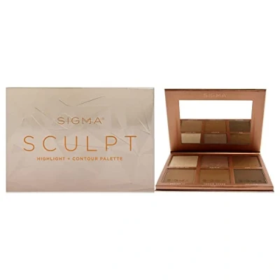 Image of Sigma Beauty Sculpt Highlight Plus Contour Palette and Highlighter 6 Universally Flattering Hues for Highlighting Contouring Vegan &amp; Cruelty Free Makeup
