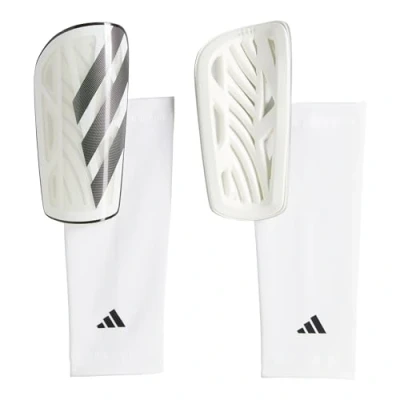 Image of adidas Performance Shin pads White black silver metallic, Size: 6`2 6`5, metallic