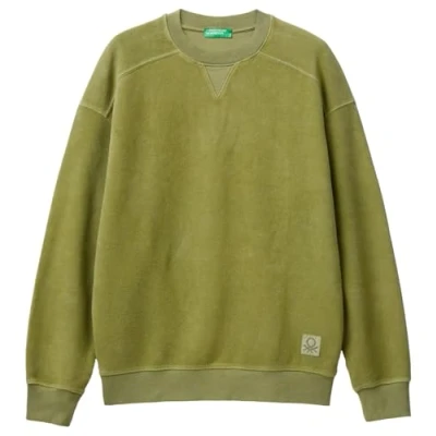 Image of United Colors of Benetton Men&#039;s Jersey G/C M/L 3nmeu109t Hoodie, Green, XXXL