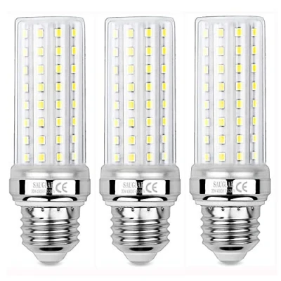 Image of SAUGLAE 20W LED Corn Bulbs, 150W Incandescent Bulbs Equivalent, 4000K Natural White, 2300 Lumen, E27 Edison Screw Light 3 Pack