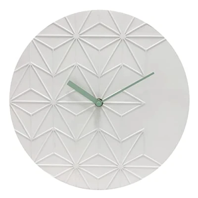 Image of Acctim Chloe Wall Clock Quartz Geometric Resin Face Open Dial