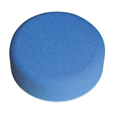 Image of Sealey Buffing &amp; Polishing Foam Head Hook and Loop Ø150 x 50mm Blue/Medium