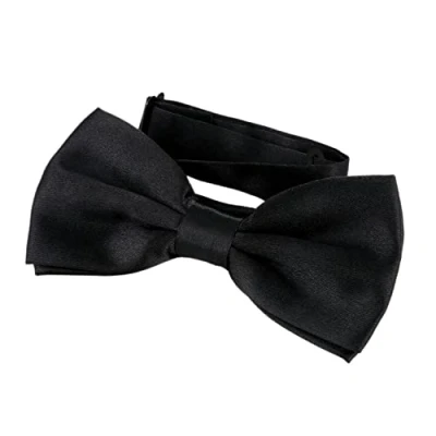 Image of DonDon classy bow tie pre tied and adjustable Dark Red